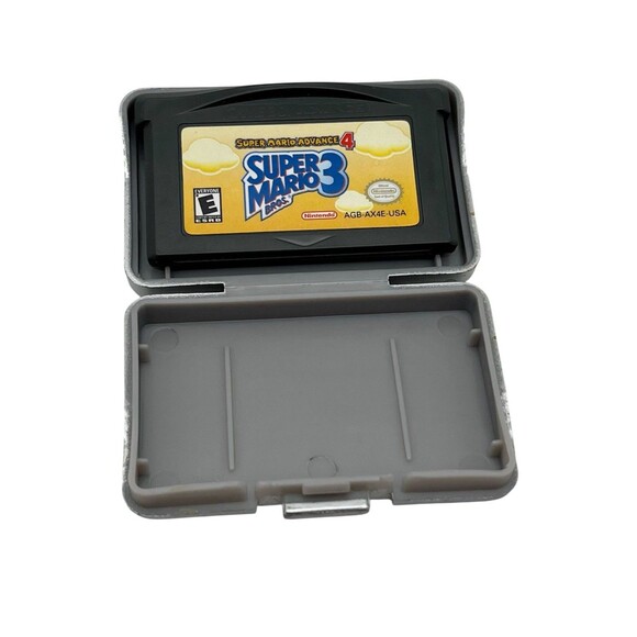 Super Mario Bros 3 Gba Cart Only Tested & Working with Gray Travel Case - Picture 1 of 6
